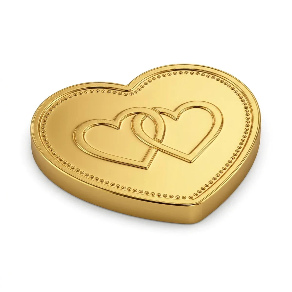 Anniversary Hearts Coin — 5 g 22K · 916