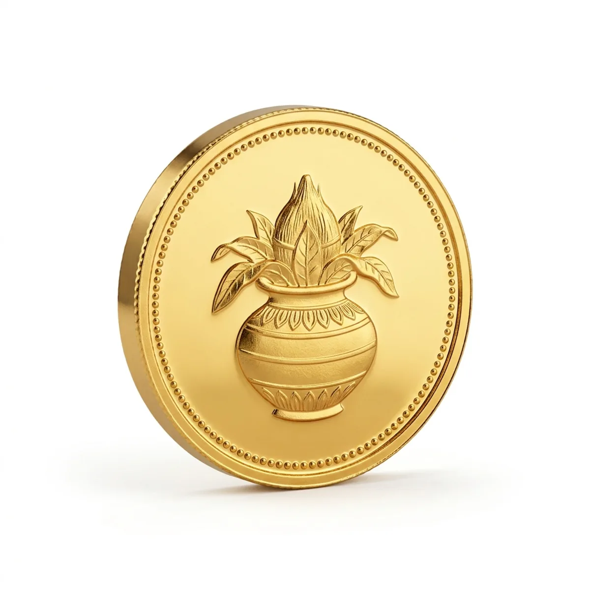 Dhanteras Kalash Coin — 5 g 24K · 999