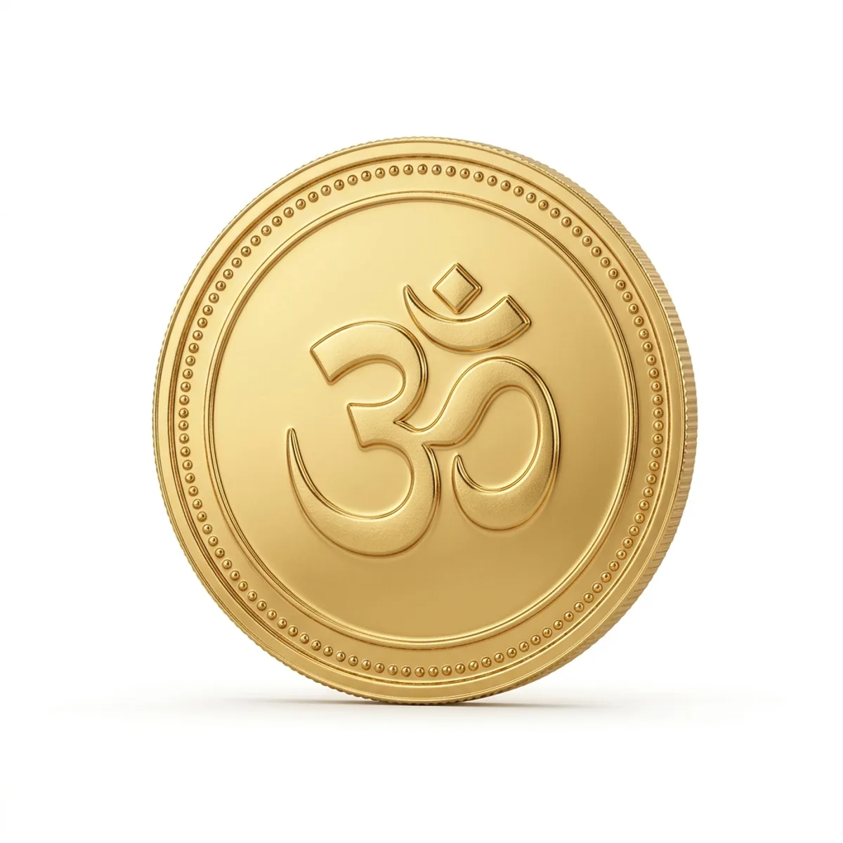 Om Devotional Coin — 500 mg 24K · 999