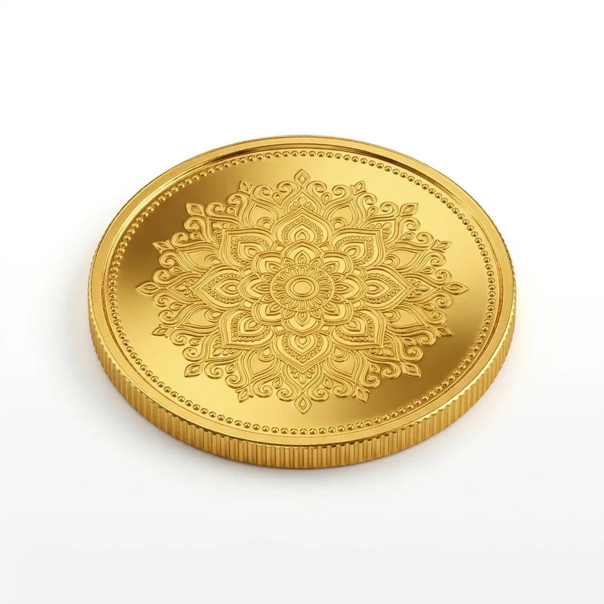 Shree Blessing Coin — 100 mg 24K · 999