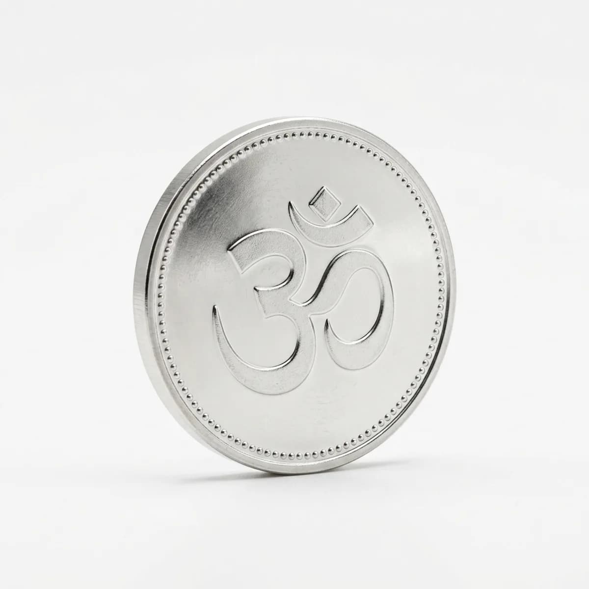 5 g Silver Coin — Om — 5 g 999 Silver