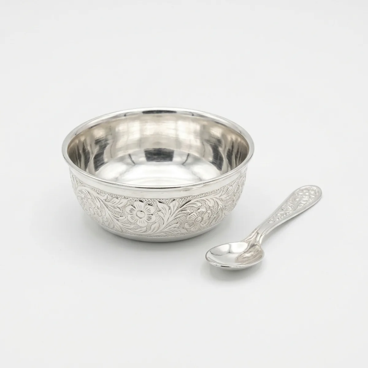 Silver Katori Spoon Set — 12 g — 12 g 999 Silver